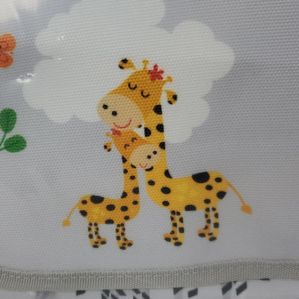 4 Nature Diaper Clutch Bag, Small and Cute Baby Bag for Mom (Animal World)